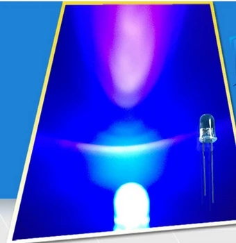 370nm 5 мм УФ светодиодный Диод для детектора валют|violet led|diode leddiode led 5mm |