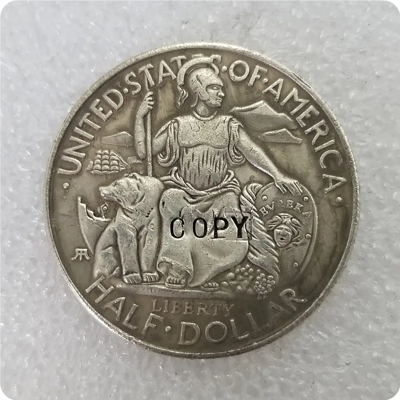 1935 S Сан Diego памятная Серебряная половина копия доллара памятные монеты Реплика