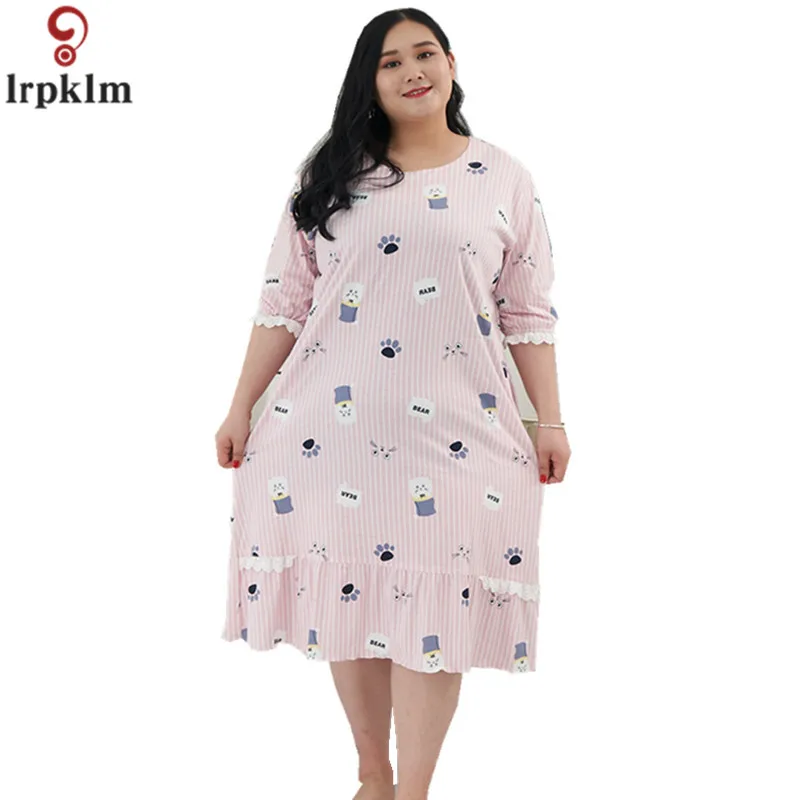2XL 5XL новые летние Для женщин плюс Размеры хлопок рубашка для беременных жира мм
