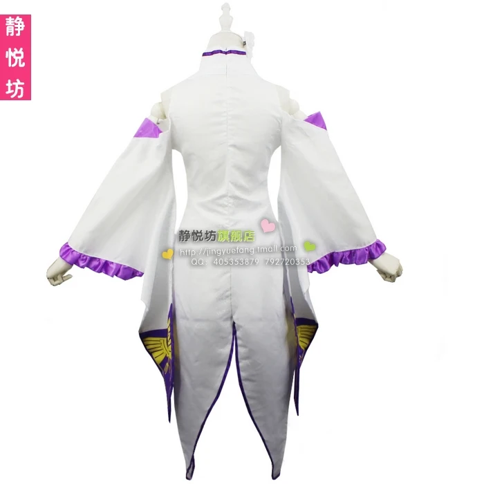 Костюм для косплея аниме Re:Zero kara Hajimeru Isekai Seikatsu Emilia + номер трека|anime cosplay costumes|cosplay