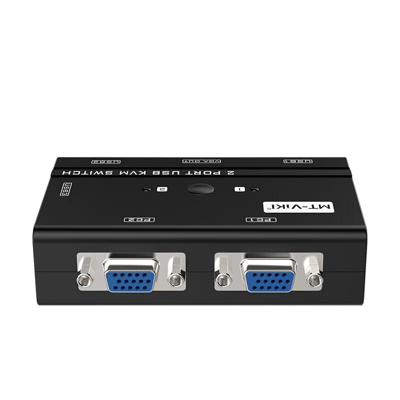 MT VIKI 2 порта VGA KVM переключатель два хоста поделиться набором мыши клавиатуры