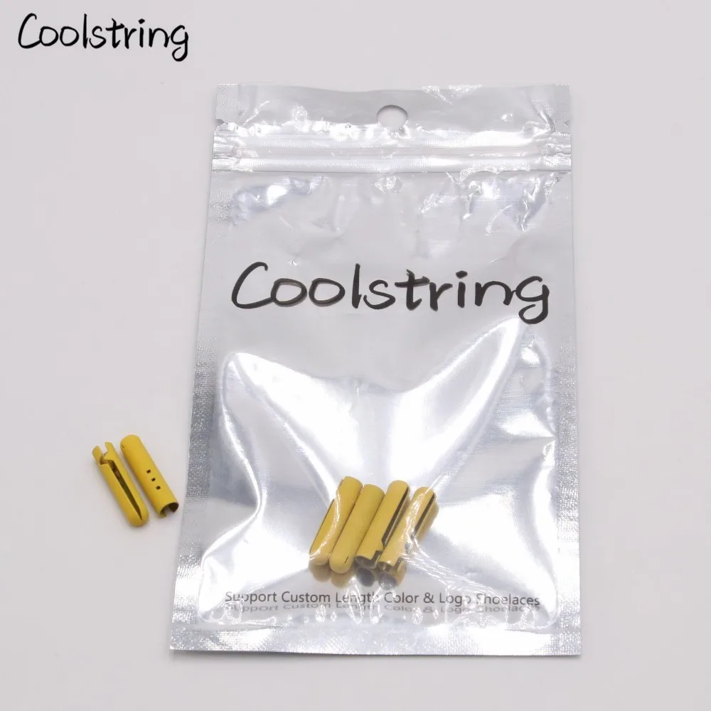 Coolstring 4 шт./1 комплект желтый красный темно-синий шнурки для обуви с металлической головкой толстовки шнурки Советы DIY шнурок одежда аксессуары Замена