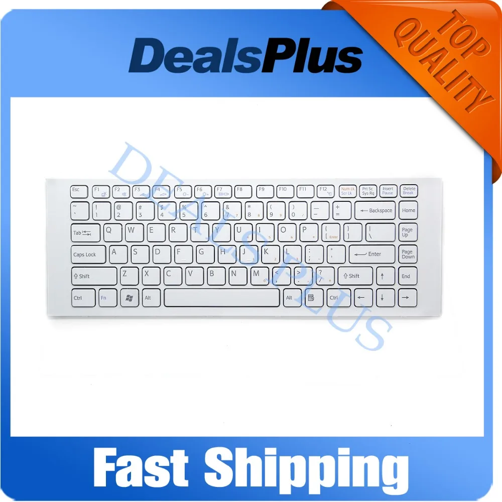 

Brand NEW For Sony Vaio VPC-EG US White Keyboard White Frame P/N: 148970211