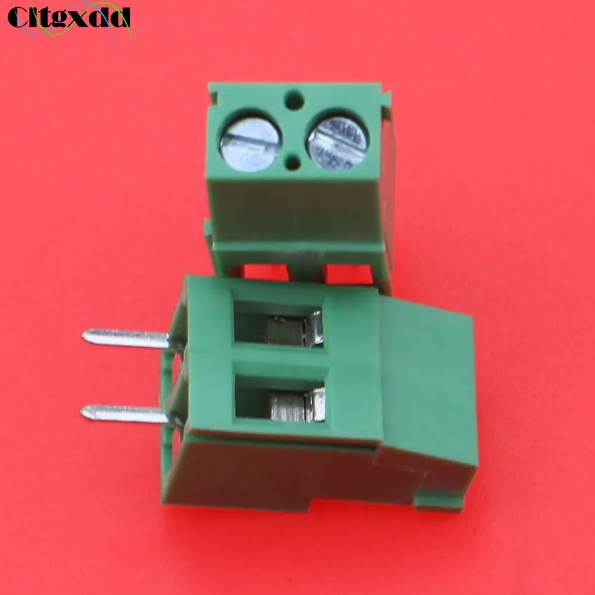 Cltgxdd 1 шт. клеммы KF129-5.0 KF129-2P 3P винт 2Pin 3Pin 5 0 мм прямой контакт PCB клеммный блок |