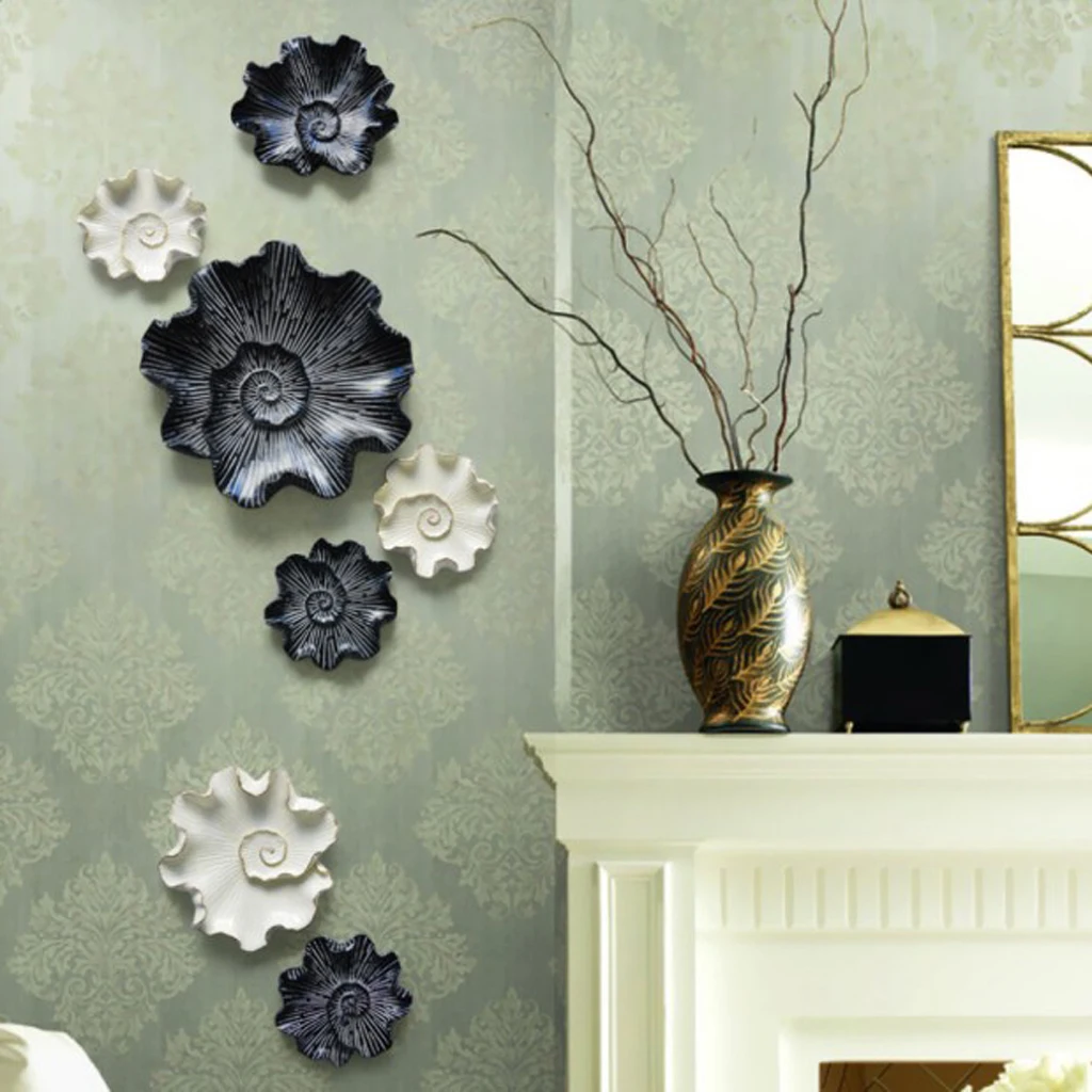 Украшение из смолы в виде листьев лотоса украшение для дома Настенный декор