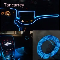 car styling neon light interior decoration strip accessories for hyundai tucson 2016 2017 ix35 i30 solaris accent santa fe creta