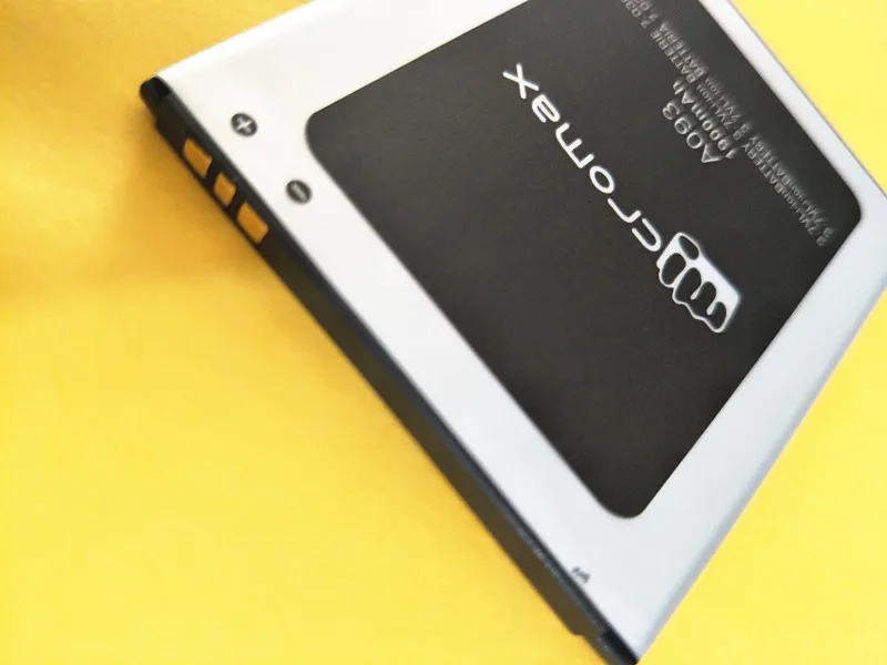 AZK новый аккумулятор A093 Для Micromax Аккумулятор 3 7 в 1900 мАч Высококачественный