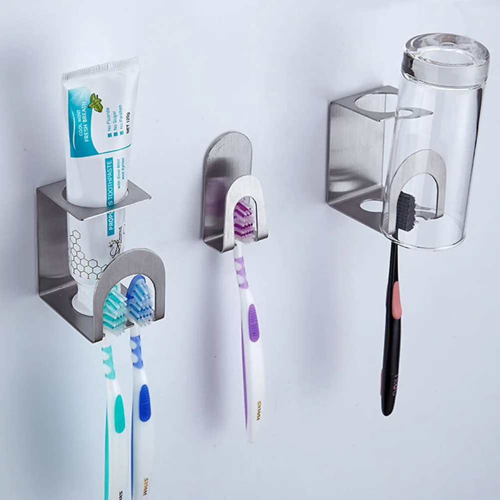 Настенные зубные пасты само клейкие принадлежности держатель зубной щетки