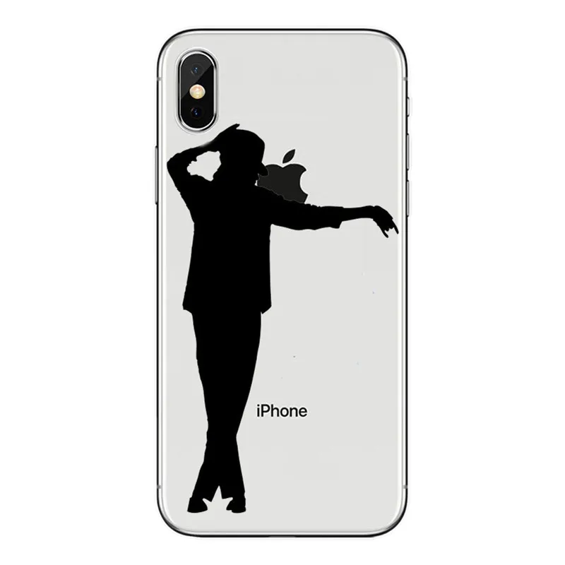 Чехол для телефона Cantor King of Pop MJ Майкл Джексон мягкий чехол из ТПУ iPhone 4 5 6 7 Plus 8