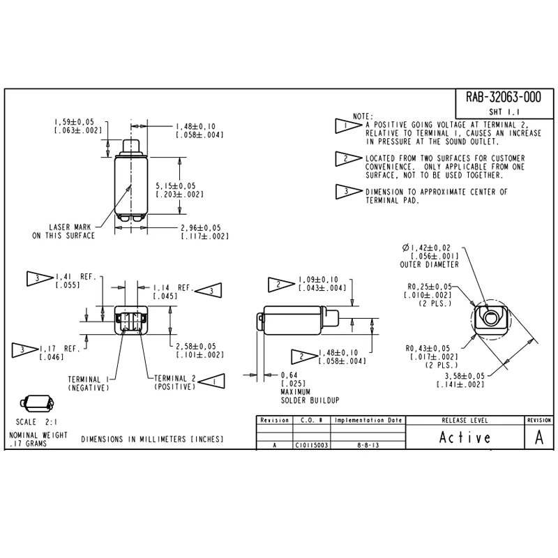 2 шт. RAB-32063 Knowles BA драйвер IEM излучателю с уравновешенным якорем полный частот fm