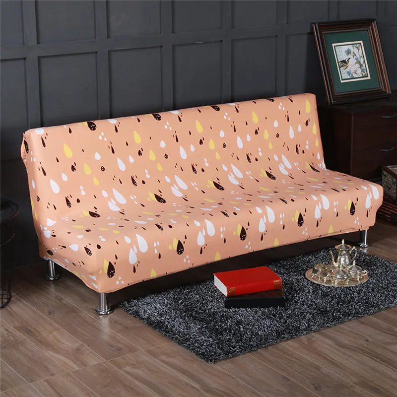 Flocking Foldable Sanding Sofa Bed Cover without Armrest Towel Universal All Covered Pillow Case For Dinning Room 165 195cm| |