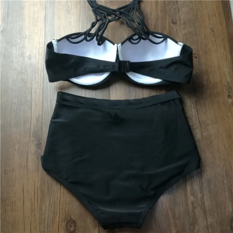 Сексуальное бикини женский купальник с вырезом 2018 летние пуш апом и принтом