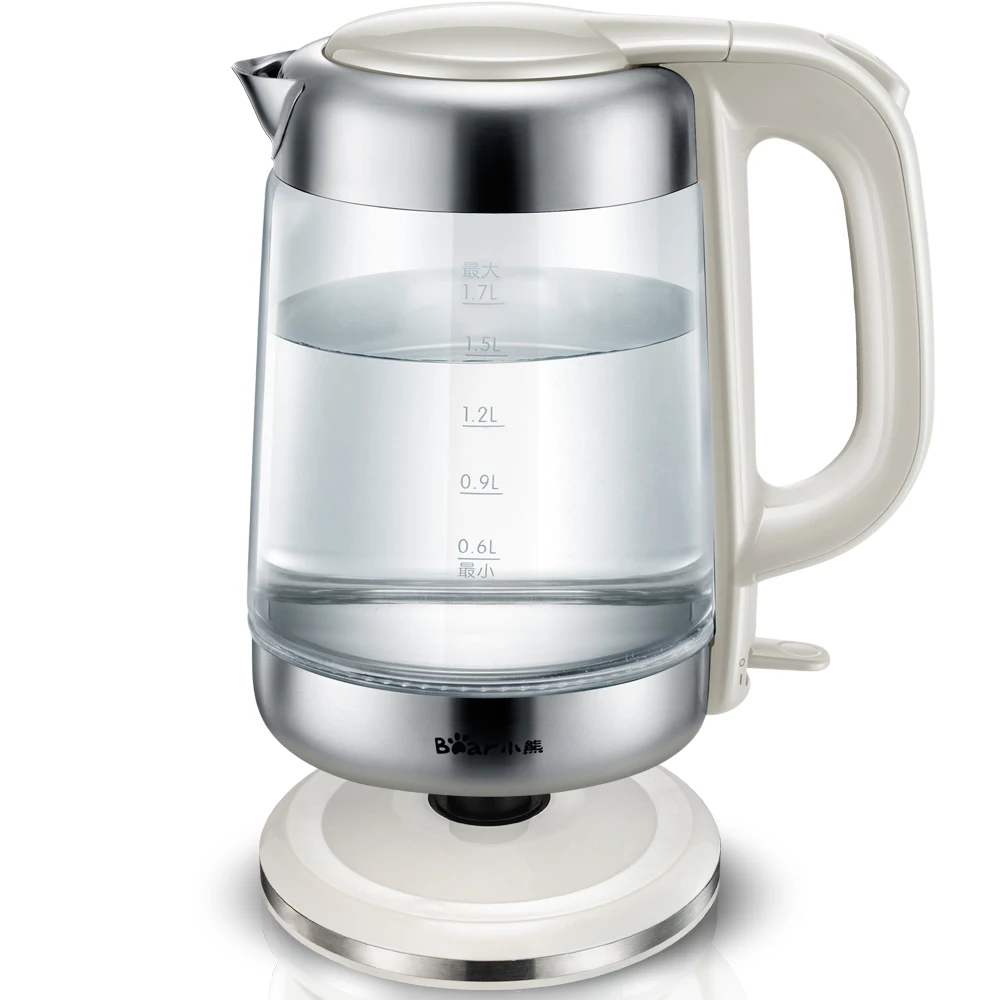 Медвежонок 220 В стеклянный Электрический чайник бытовой большой мощности