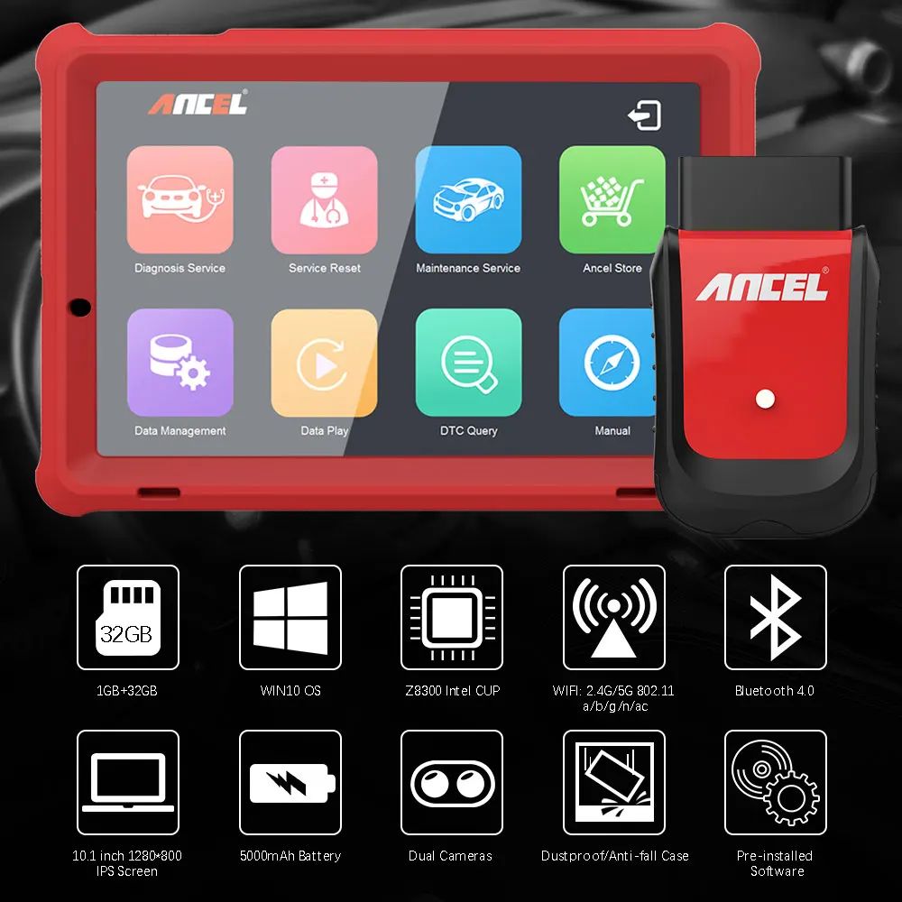 OBD2 диагностический инструмент полный системы OBD Автомобильный сканер для EPB DPF
