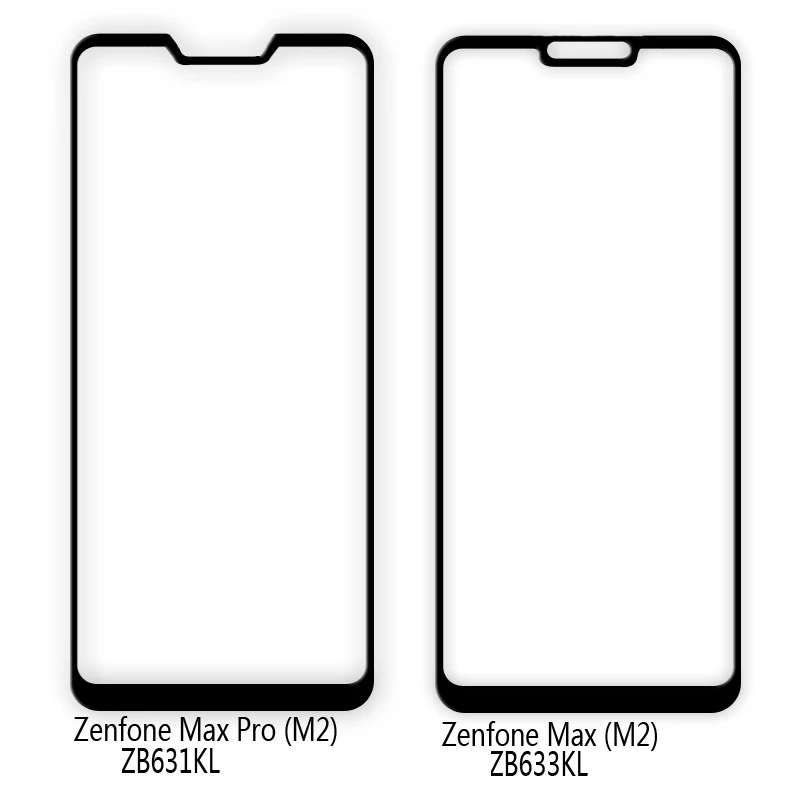 Защитная пленка для экрана с полным клеем из закаленного стекла ASUS ZenFone Max Pro M2
