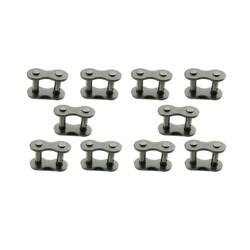 XLSION Aftermarket 10 шт. 420 цепь Master Link подходит для 50cc 70cc 90cc 110cc 125cc 150cc ATV Картинг скутер