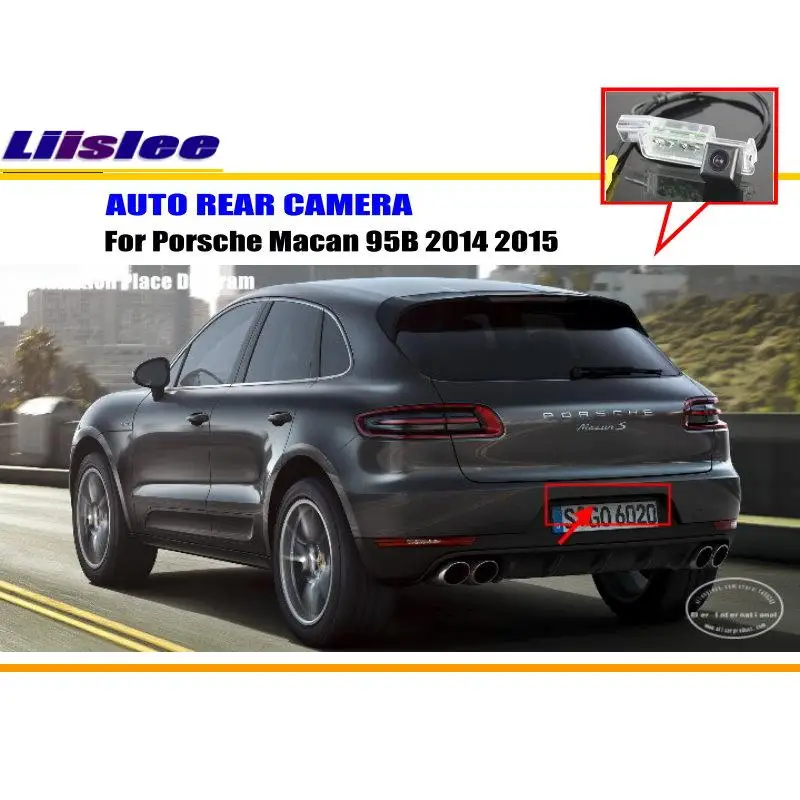 Liislee для Porsche Macan 95B 2014 2015-камера заднего вида/резервная парковочная камера/CCD RCA NTST