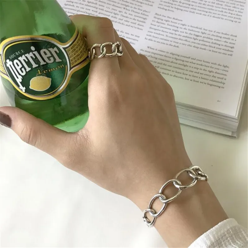 Ying vahine Новые подлинные 925 пробы серебряные ювелирные изделия серебряные кольцевые браслеты для женщин bijoux femme