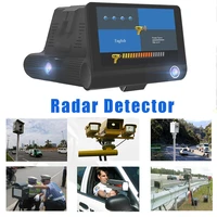 dual lens dvr camera 2 in 1 radar detector hd 1080p dash cam video recorder speed laser detectors with english russian voice