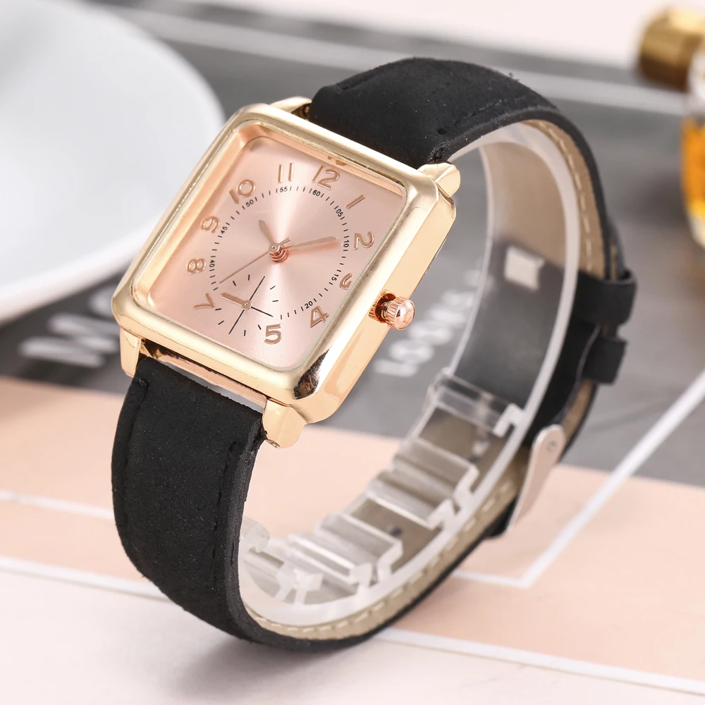 Женские кварцевые часы с квадратным циферблатом loggi Band роскошные Relogio Feminino Reloj