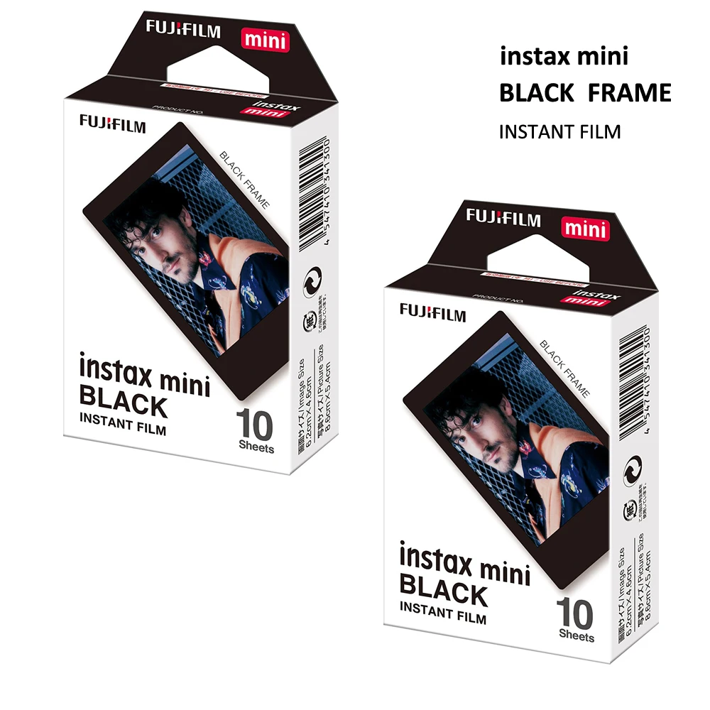 Фото 20 листов подлинной Fujifilm Instax Mini 8 черная рамка пленка для Instant Mini 9, NEO Classic 90, 70, 25, 50s, фото камера SP-2 №1