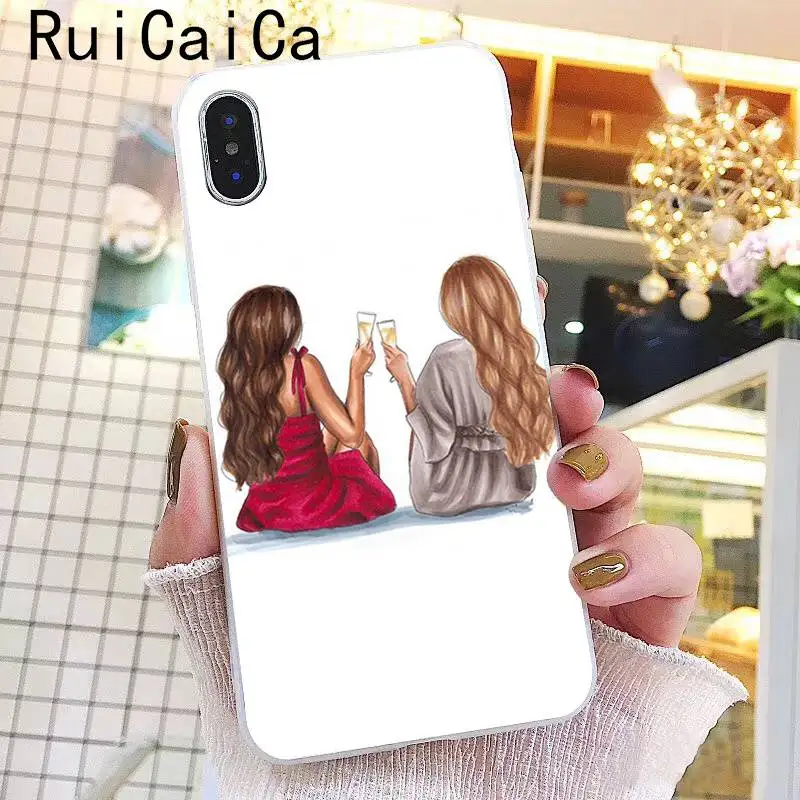 Ruicaica VOGUE Лучший Модный чехол принцессы для девочек и девушек телефона iPhone 8 7 6 6S Plus