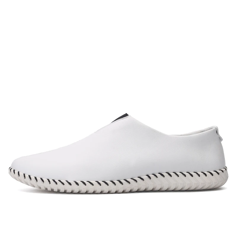 Новые мужские Ботинки Дышащая Микрофибра Кожа Мужская Повседневная Обувь