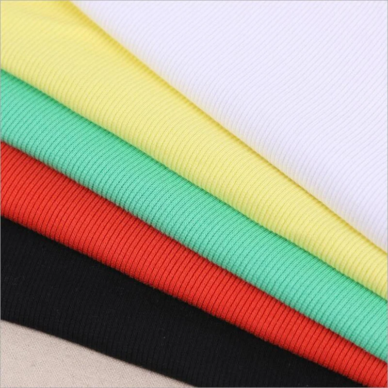 JIETAI 2x2 трикотажное строчко стрейч 10 см × 1 м воротник близкий к цвету Pantone 380 г/м2