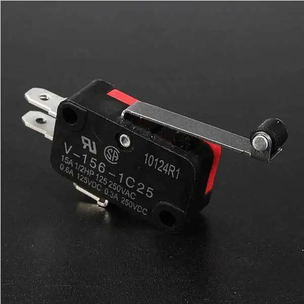 Everson Micro Switch AC 250V 15A V-156-1C25 SPDT Roller Lever | Электронные компоненты и принадлежности