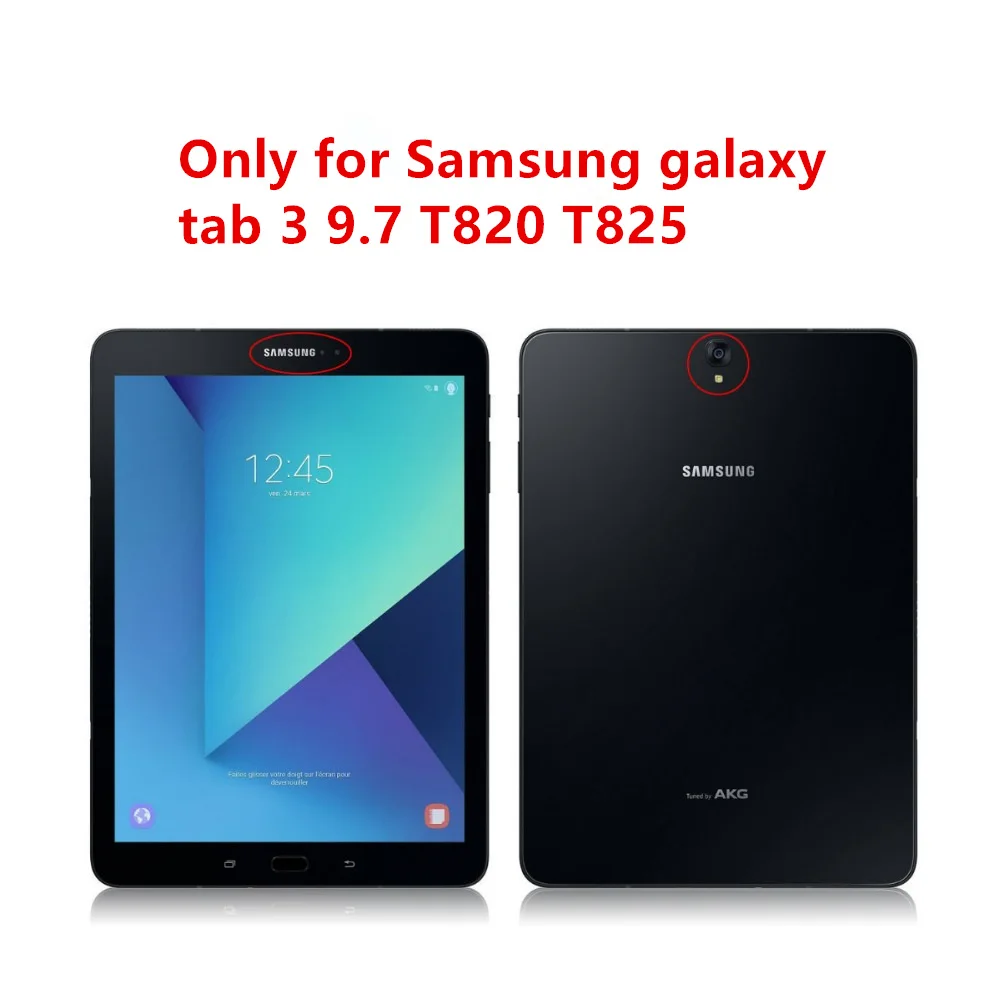 2017 Новый Личи PU кожаный чехол подставка для Samsung Tab S3 9 7 T820 T825 защитный планшетного