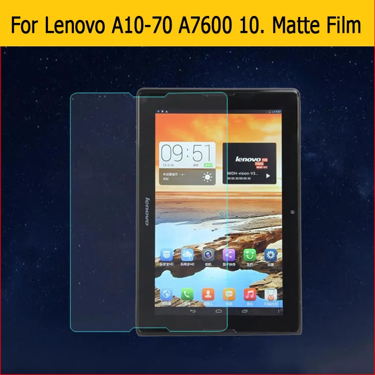 Высококачественная Антибликовая Защитная матовая пленка для планшета Lenovo A10 70