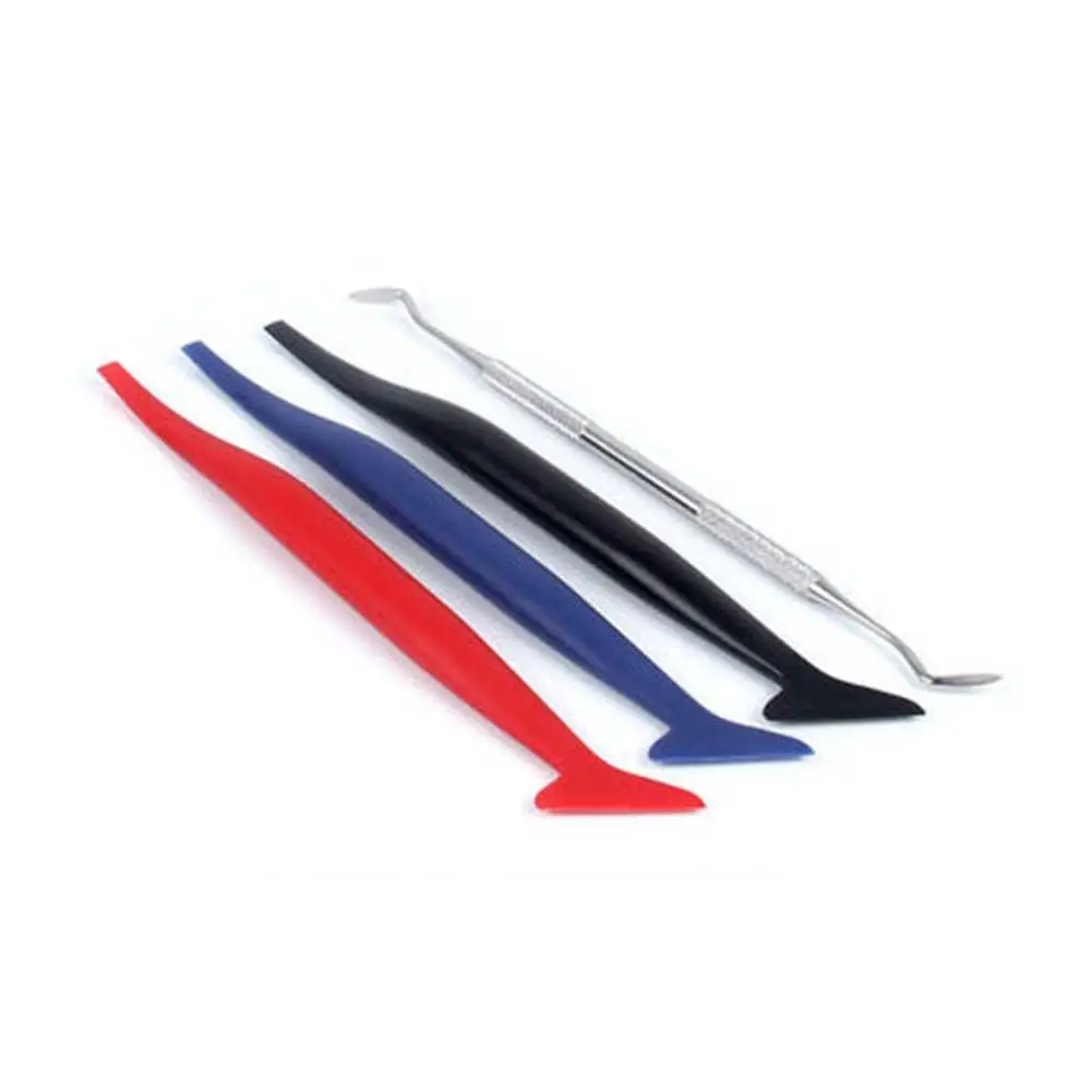 4 Pcs/Set Film Edge Cover Car Color Invisible Clothing Tool Kit Wrap Vinilo Faros Pellicola Fari |