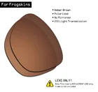 SmartVLT поляризованные солнцезащитные очки, Сменные линзы для Окли Frogskins-янтарно-коричневый