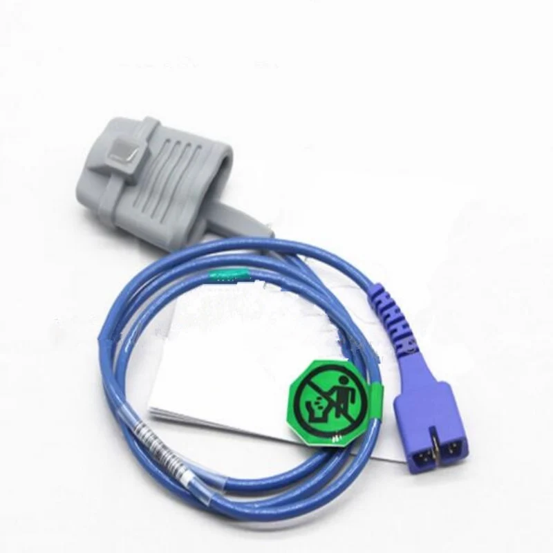 Силиконовый датчик насыщенности кислородом совместимый с Nellcor DB7 Pin для взрослых