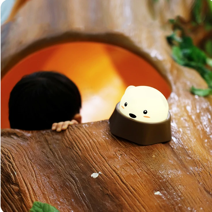 Современный Креативный Мини милый ночной Светильник для хомяка детской комнаты