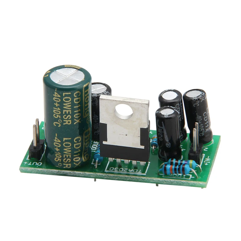 DC 12V 18W 1 V3 TDA2030A CH сабвуфер стерео цифровая плата усилителя звука|Операционные