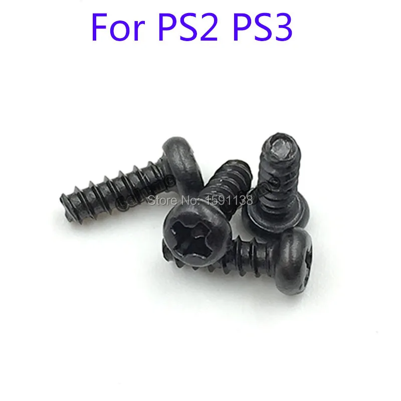 10 шт./лот новые черные Замена винтов с крестообразной головкой для Play Station PS2 PS3