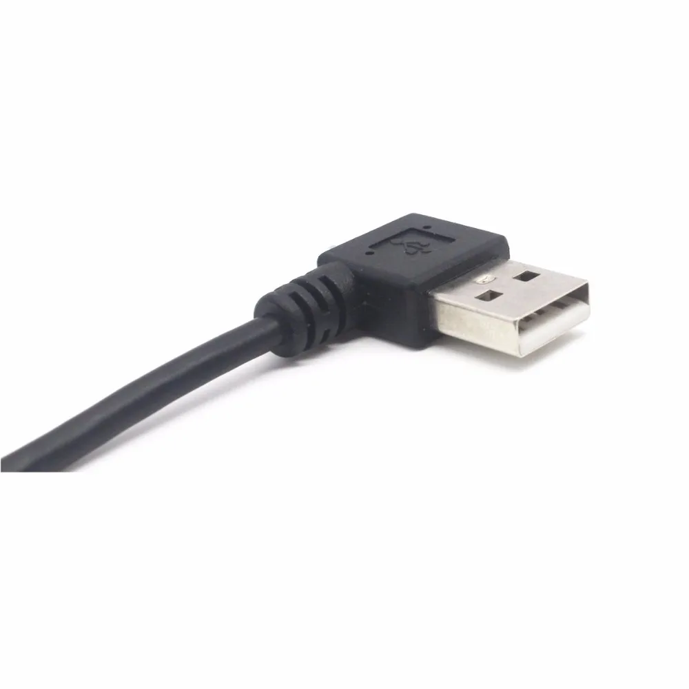 Правый угол микро USB кабель 25 см 2 0 папа к Micro B 5 Pin Синхронизация зарядки и передачи