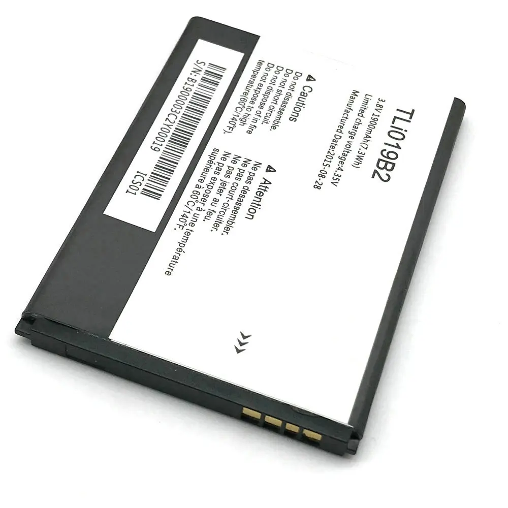 Новый TLi019B1 TLi019B2 1900 мАч 3 8 в аккумулятор для Alcatel One Touch Pop C7 OT 7041 / 7041D двойная