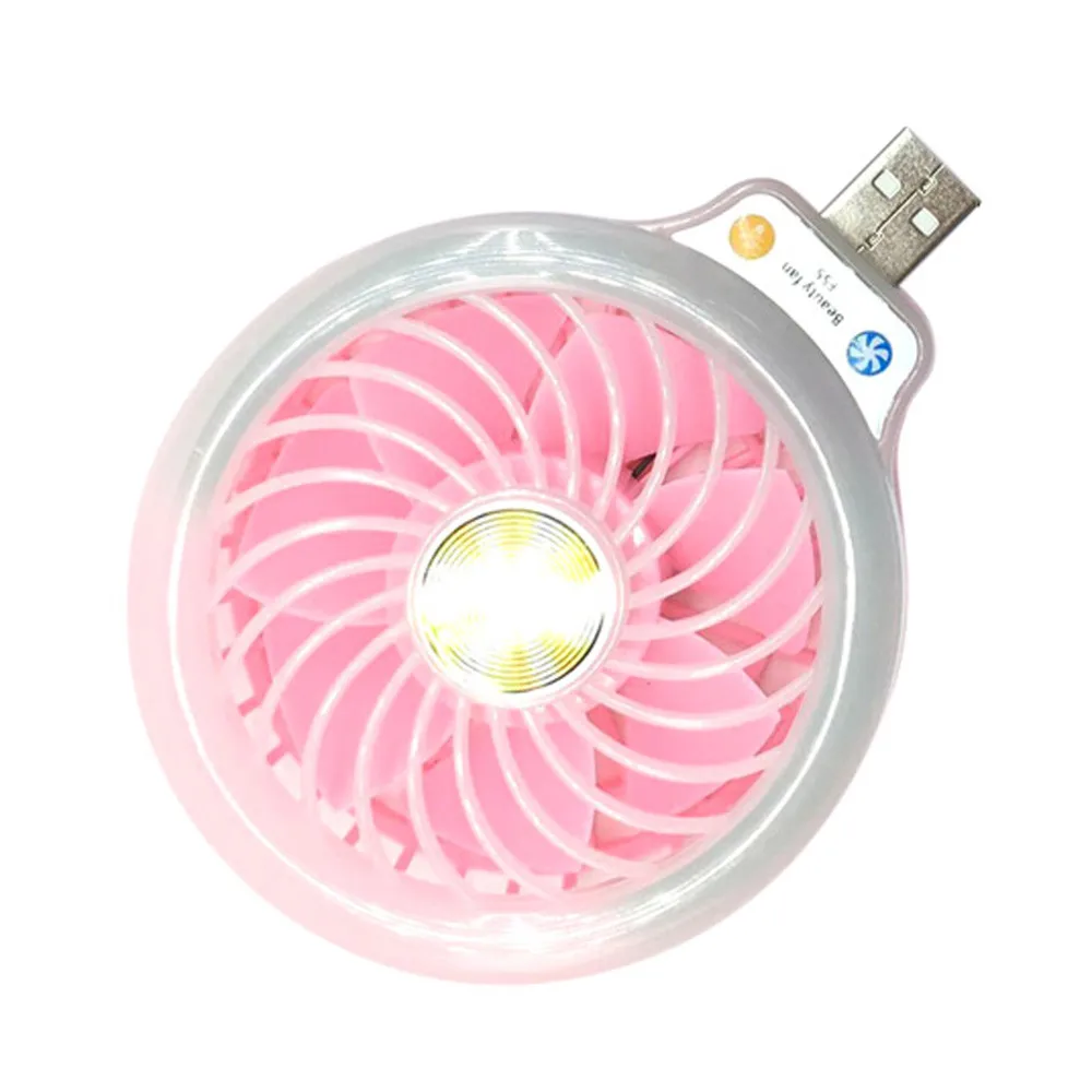 Розовый CARPRIE мини usb-вентилятор высокого качества красота светодиодный мини-вентилятор с USB портом кулер мини портативный usb-вентилятор ПК кулер для телефона ноутбука компьютера - Цвет: Розовый
