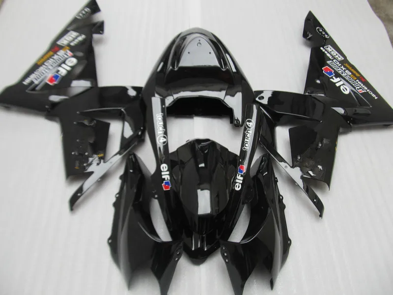 ABS Запчасти для Kawasaki ZX10R 2004 2005 обтекатель Ninja kit ZX-10R 04 05 все глянцевые черные