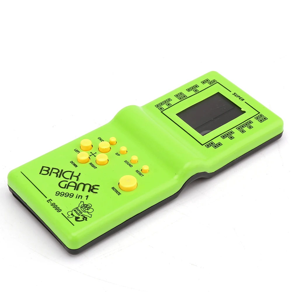 Портативная игровая консоль Tetris Hand Electronic LCD Toy Fun Game пазл ручная прочная маленькая