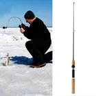 Портативная карманная Удочка 60 см для зимней подледной рыбалки, миниатюрная снасть, спиннинг, забрасывание