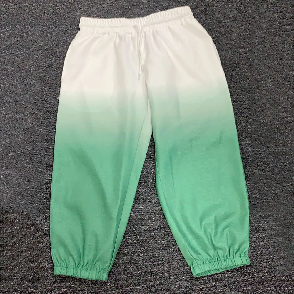 Женские брюки-карандаш с градиентом облегающие брюки до щиколотки со средней