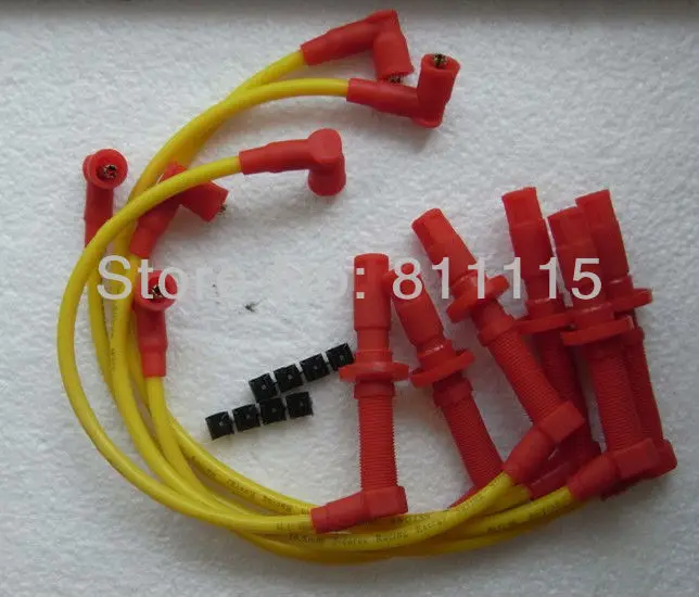 Свечной кабель, свечи зажигания высокого напряжения провода зажигания Набор для NISSAN XTERRA 2001, суб-цилиндр линии