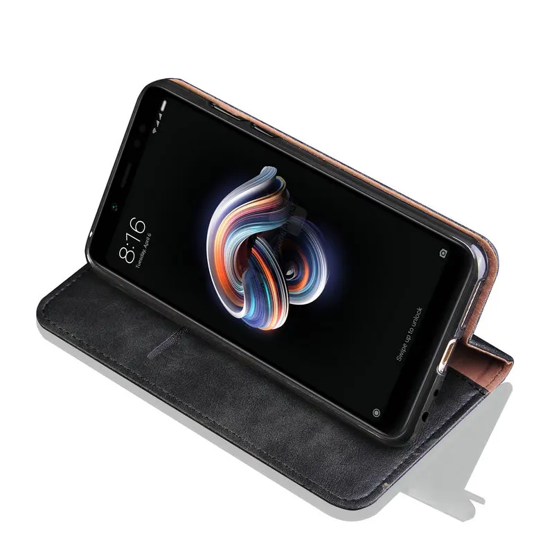 Чехол-кошелек для Redmi Note 5, чехол-книжка для Xiaomi Redmi Note 5 Pro Prime, кожаный чехол-книжка в стиле ретро для Xiaomi Redmi Note5 Pro, чехол 5Pro