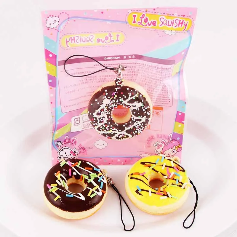 Новинка 1 шт. милый брелок цветной яркий мягкий для сотового телефона случайный