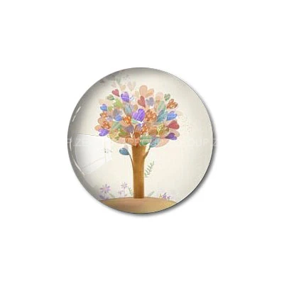 

ZEROUP 20pcs/lot 12mm 20mm 25mm 30mm DIY handmade round photos Glass Cabochon body jewelry finding Fit Cameo Blank Settings