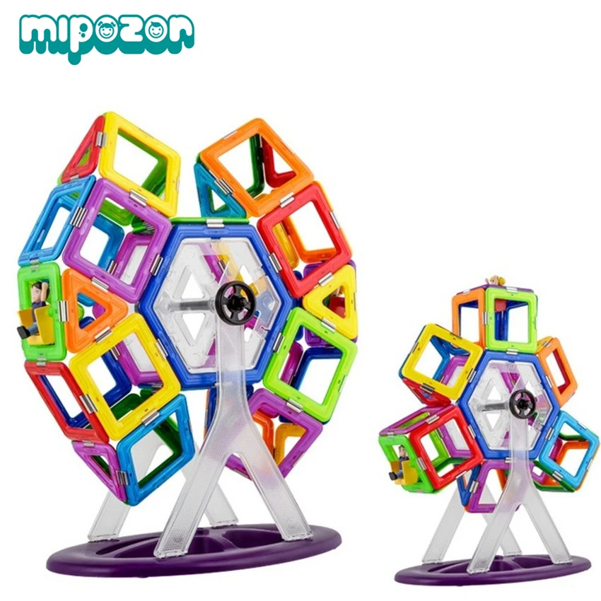 MIPOZOR 184 шт./лот Мини Размер Магнитные модели строительные игрушки креативные