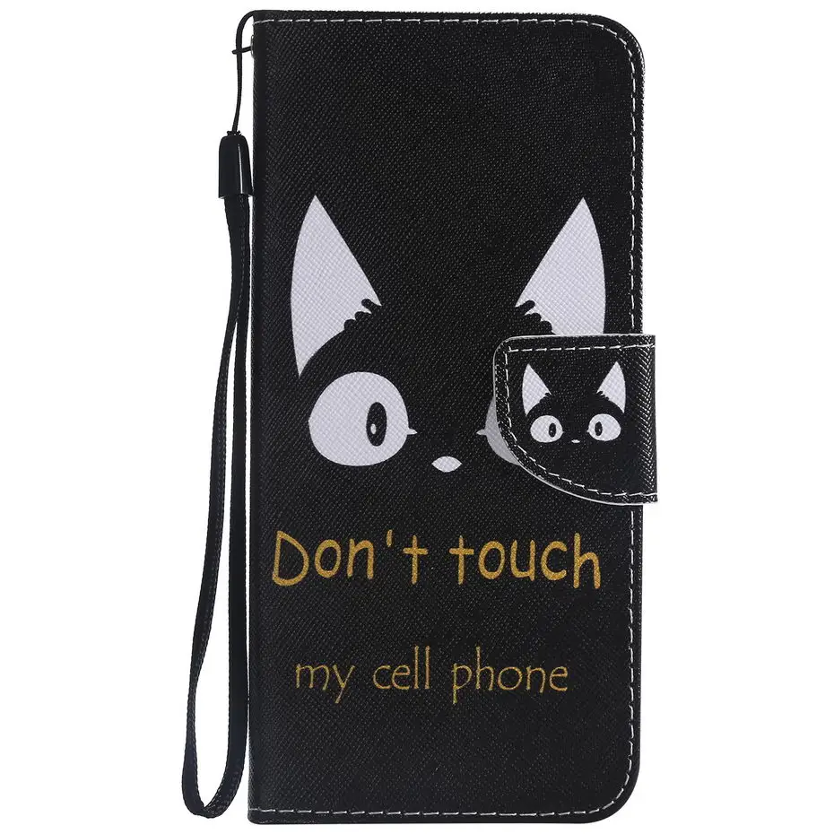PU Leather Phone Case For Huawei Honor 8X JSN-L21 JSN L21 Honor8X 8 X Flip Cover Fashion Cartoon lovely | Мобильные телефоны и